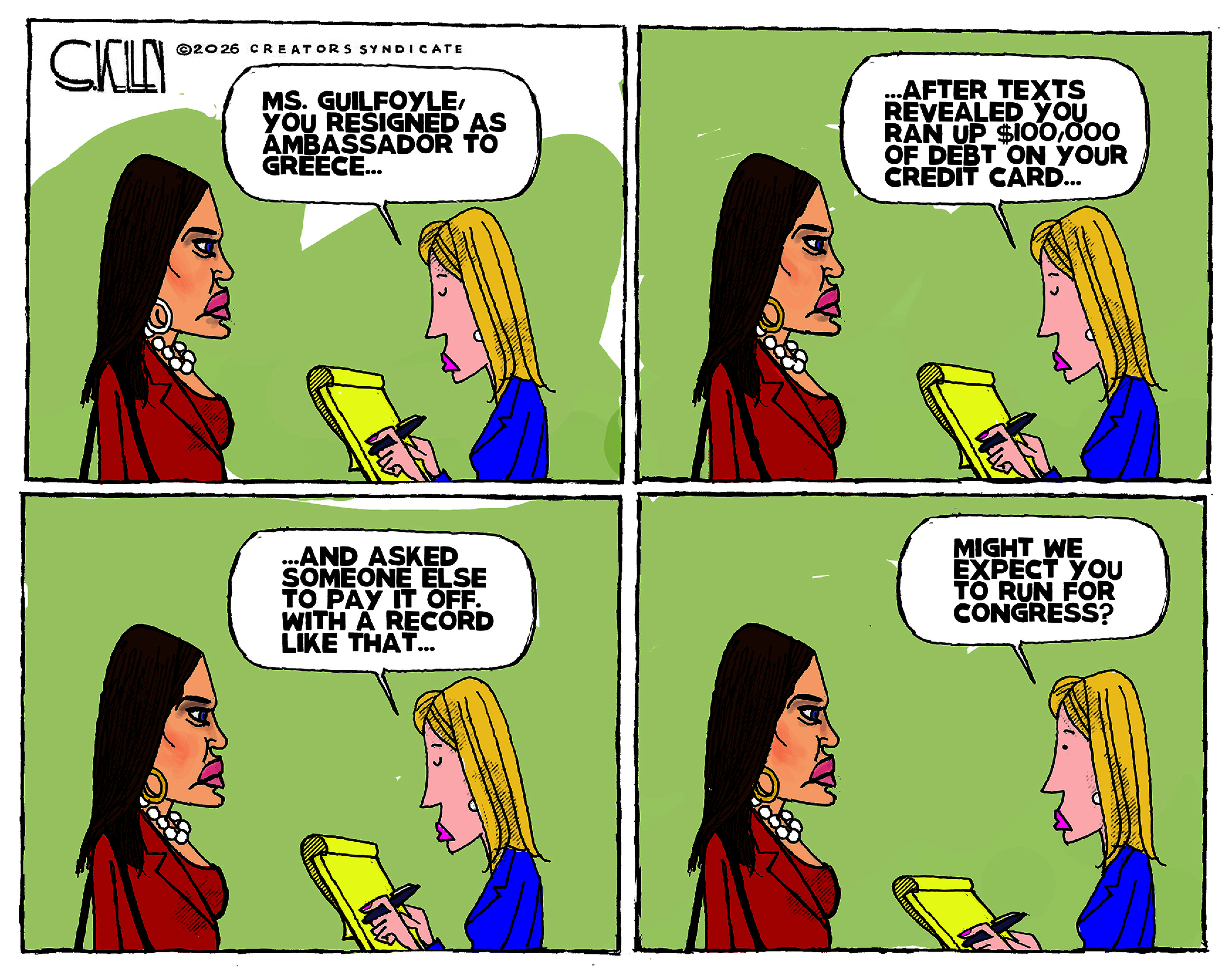Friday editorial cartoon - The Vindicator